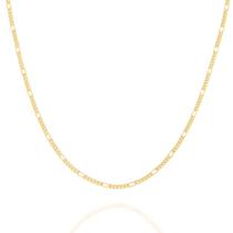 Corrente Rommanel Fio Alternado Batido Fol Ouro 50 Cm 530071