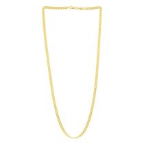 Corrente Rommanel Masculina Fio Grumet Dupla Med 60cm 530490