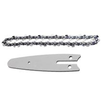 Corrente Sabre Kit Reposiçao Mini Motosserra Placa Guia 14 Dentes Ferramenta 4 Polegadas Corta Madeira Bambu Resistente Portatil Serra Serrinha Corrente Sabre Kit Reposiçao Mini Motosserra Placa Guia 14 Dentes Ferramenta 4 Polegadas Corta Madeira Bambu Resistente Portatil Serra Serrinha