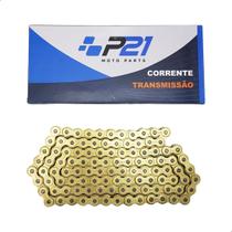 Corrente Sem Retentor Dourada 520H 106L CBX Twister NX Falcon STX Motard XTZ