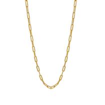 Corrente semijoia elo retangular 60 cm