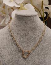 Corrente Shoker Feminina com fecho coração Corrente Shoker Feminina com fecho coração