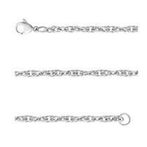 Corrente Singapura 3mm Elos Oval 60cm Corrente Singapura 3mm Elos Oval 60cm
