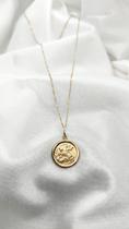 Corrente Singapura e Medalha São Jorge Ouro 18k