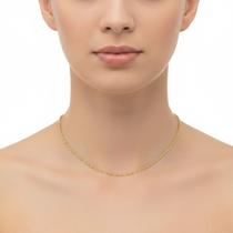 Corrente Singapura Feminina Banhada Ouro 18k Mix de Joias Corrente Singapura Feminina Banhada Ouro 18k Mix de Joias