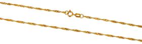 Corrente Singapura Maciça 60cm 2,75g Ouro 18k Corrente Singapura Maciça 60cm 2,75g Ouro 18k