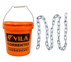 Corrente soldada zincada 4,5mm - 30 metros Corrente soldada zincada 4,5mm - 30 metros