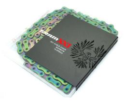 Corrente Sram Pc Xx1 Eagle Axs Rainbow 126 Link 12v Xx1 260g Corrente Sram Pc Xx1 Eagle Axs Rainbow 126 Link 12v Xx1 260g