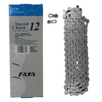 Corrente Taya Fina 12 Velocidades 126 Elos com Power Link Corrente Taya Fina 12 Velocidades 126 Elos com Power Link