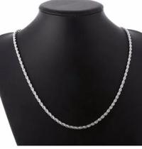 Corrente Trançado feminina em aço inoxidável Corrente Trançado feminina em aço inoxidável