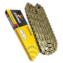 Corrente Transmissão 428x118 Cg Titan Fan Start Cargo 150 160 Ybr125 Factor125 Rd125 Rd135 Dourada Starke Corrente Transmissão 428x118 Cg Titan Fan Start Cargo 150 160 Ybr125 Factor125 Rd125 Rd135 Dourada Starke