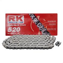 Corrente Transmissão RK Passe 520x120 Com Retentor Até 450cc Corrente Transmissão RK Passe 520x120 Com Retentor Até 450cc