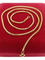 Corrente Veneziana 2mm Joias Nobre Moedas Antigas 50cm
