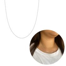Corrente veneziana 45cm banhada em prata 925 antialergica