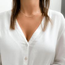 Corrente Veneziana com Bolinhas de Prata 925 Corrente Veneziana com Bolinhas de Prata 925