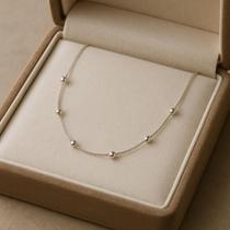 Corrente Veneziana com Bolinhas em Prata 925 45 ou 60 cm