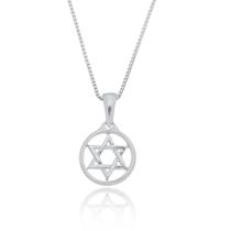 Corrente Veneziana Com Pingente Estrela De Davi Masculino Prata 925kl Corrente Veneziana Com Pingente Estrela De Davi Masculino Prata 925kl