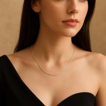 Corrente Veneziana em Prata 925 40, 45 ou 50 cm