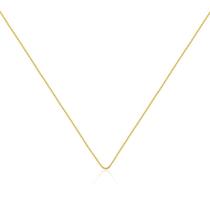 Corrente veneziana feminina banhada em ouro 18k - 80cm com extensor - cordão - Mônica Rizzi