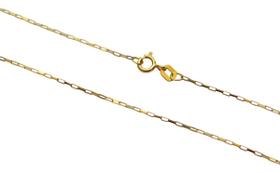 Corrente Veneziana Longa Tijolinho 1,00g 40cm Ouro 18k Corrente Veneziana Longa Tijolinho 1,00g 40cm Ouro 18k
