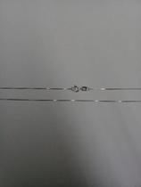 Corrente Veneziana MaciÃa Em Ouro Branco 18k Com 40cm