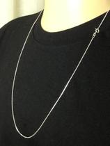 Corrente veneziana masculina 70cm 1.2mm prata 925