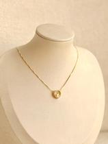 Corrente Veneziana + Sagrado Coração Vazado Zircônia Cravejada + Extensor