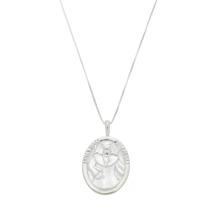 Corrente Veneziana V12 Com Pingente de Prata Irmã Dulce - Prata 925
