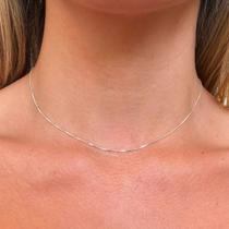 Corrente veneziana v15 40cm Prata 925 legítima