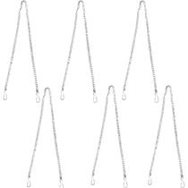 Correntes dangjuacua 6 Peças 51 cm para Pendurar com Ganchos Correntes dangjuacua 6 Peças 51 cm para Pendurar com Ganchos