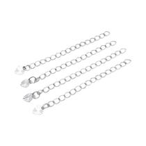 Correntes De Extensão Em Latão Banhadas a Ouro 18K 5cm 10pcs Para Fazer Joias DIY Como Pulseiras E