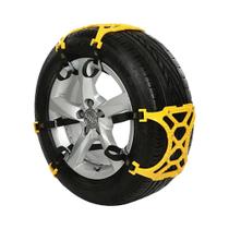 Correntes De Neve Universais Para Carro 3 Peças Cinto Antiderrapante Fácil De Montar Tração De