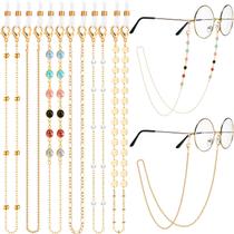 Correntes para Óculos Frienda - Kit com 6 Peças e Porta-Correntes Correntes para Óculos Frienda - Kit com 6 Peças e Porta-Correntes