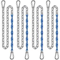 Correntes Swing BeneLabel, pacote com 4, 165 cm, aço inoxidável, 450 kg Correntes Swing BeneLabel, pacote com 4, 165 cm, aço inoxidável, 450 kg