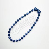 Correntinha de Bolinhas 10cm Azul Marinho (Corrente) - 10 unidades