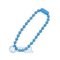 Correntinha de Bolinhas 10cm Azul Turquesa (Corrente) - 10 unidades