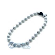 Correntinha de Bolinhas 10cm Branco (Corrente) - 10 unidades Correntinha de Bolinhas 10cm Branco (Corrente) - 10 unidades