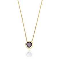 Correntinha De Ouro 18k Feminina 45cm Veneziana + Coração Pequeno Banhado