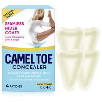Corretivo Camel Toe, pacote com 4 unidades de silicone reutilizável KILINO