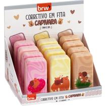 Corretivo em Fita Capivara 5MM X 3M Sortido (display com 12) Corretivo em Fita Capivara 5MM X 3M Sortido (display com 12)