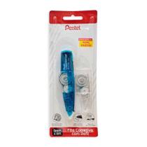 Corretivo em fita Correction Tape Azul + refil 5mm x 6m - Pentel Corretivo em fita Correction Tape Azul + refil 5mm x 6m - Pentel