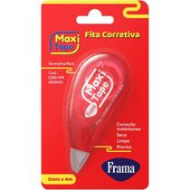 Corretivo em Fita Maxi Tape Mini 5MMX4M. Sortido CX.C/12 Corretivo em Fita Maxi Tape Mini 5MMX4M. Sortido CX.C/12