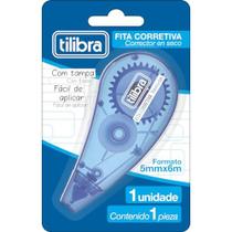 Corretivo Em Fita Tilibra Azul 6Mx5Mm