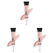 Corretivo L.A. Girl HD Pro Concealer Cool Pink - 8ml (Kit com 3)