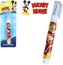 Corretivo liquido caneta mickey na cartela Corretivo liquido caneta mickey na cartela