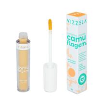 Corretivo Líquido Matte Vizzela - Camuflagem Verde, Amarelo, Salmão e Laranja - Corretivo Líquido Matte Vizzela - Camuflagem Verde, Amarelo, Salmão e Laranja -