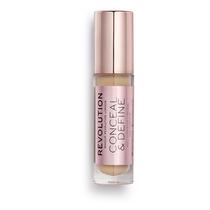 Corretivo Revolution Beauty Conceal & Define C8 com cobertura total de 4 ml
