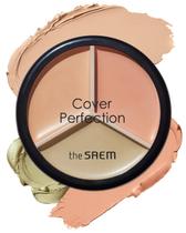 Corretivo THESAEM Cover Perfection Triple Pot 01 Correct Beige Corretivo THESAEM Cover Perfection Triple Pot 01 Correct Beige