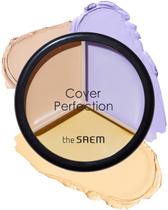 Corretivo THESAEM Cover Perfection Triple Pot 04 Tone Up Beige Corretivo THESAEM Cover Perfection Triple Pot 04 Tone Up Beige