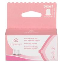 Corretor de Mamilo Supple Cups Tamanho 1 para Mamilo Plano, Tímido e Invertido Corretor de Mamilo Supple Cups Tamanho 1 para Mamilo Plano, Tímido e Invertido